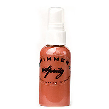 Shimmerz - Spritz - Iridescent Mist Spray - 2 Ounce Bottle - Terra Cotta