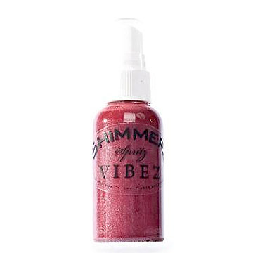Shimmerz - Vibez - Iridescent Mist Spray - Bold - 2 Ounce Bottle - Red-y-or-Not