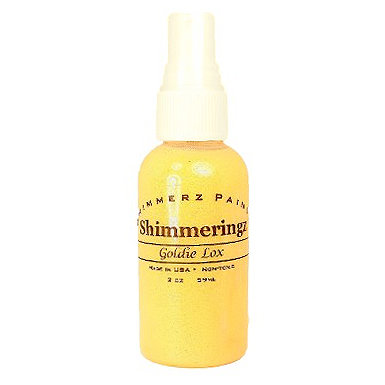 Shimmerz - Shimmeringz - Non-Pigmented Iridescent Mist Spray - 2 Ounce Bottle - Goldie Lox