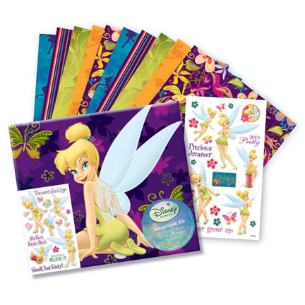 Sandylion - Disney Fairies Collection - 8x8 Album Kit - Tinker Bell, CLEARANCE