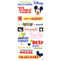 Mickey Theme Park Phrase Sheet