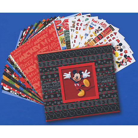 Sandylion - Disney - 12x12 Scrapbook Album Kit - Mickey, CLEARANCE