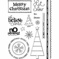 Sandylion - Kelly Panacci Collection - Clear Acrylic Stamps - Christmas, CLEARANCE