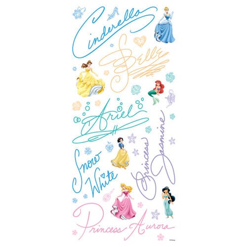 Sandylion - Disney Princess Collection - Stickers - Princess Signatures, CLEARANCE