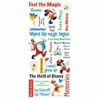 Sandylion - Disney - Mickey Phrase Scrapbook Stickers, CLEARANCE