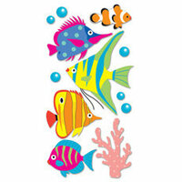 Sandylion - Large Essentials - Handmade Stickers - Ocean Fish, CLEARANCE