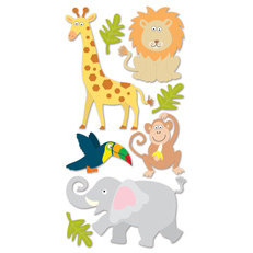 Sandylion - Large Essentials - Handmade Stickers - Zoo Animals