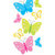 Sandylion - Large Essentials - Handmade 3 Dimensional Stickers - Butterflies and Rhinestones, CLEARANCE