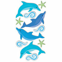 Sandylion - Large Essentials - Handmade Stickers - Dolphins