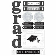 Sandylion - Graduation Collection - Gem Stickers - Graduation, CLEARANCE