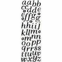 Sandylion - Rouge de Garance - Cupidon Collection - Flocked Alphabet Stickers - I Thee Wed, CLEARANCE