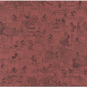 Sandylion Patterned Paper - Mickey Mouse Collection - Red Comic, CLEARANCE