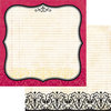Sandylion - Kelly Panacci - His and Hers Collection - 12 x 12 Double Sided Paper - Lovely Memo, CLEARANCE