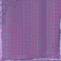 Sandylion - Artsy Collection by Kelly Panacci - 12x12 Paper - Purple Parade