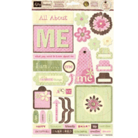 Sandylion - Kelly Panacci - Cardstock Stickers - All About Me, CLEARANCE