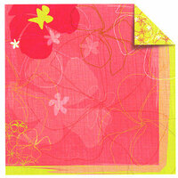 Sandylion - Rouge de Garance - Fleur de Taire Collection - 12x12 Doublesided Paper - Beach Bum, CLEARANCE