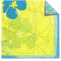 Sandylion - Rouge de Garance - Fleur de Taire Collection - 12x12 Doublesided Paper - Fresh Lemonade, CLEARANCE