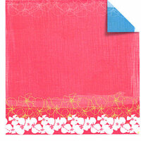 Sandylion - Rouge de Garance - Fleur de Taire Collection - 12x12 Doublesided Paper - Cosmopolitan, CLEARANCE