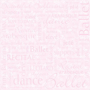 Sandylion - 12x12 Paper - Ballet Foil Paper