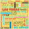 Sandylion - Las Vegas Collection - 12x12 Paper - Las Vegas Phrase