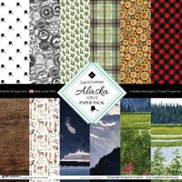 Scrapbook Customs - 12 x 12 Paper Pack - Alaska