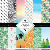 Scrapbook Customs - 12 x 12 Paper Pack - Florida