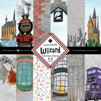 Scrapbook Customs - Wizard Collection - 12 x 12 Paper Pack - Wizard 03