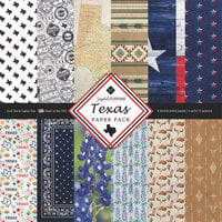 Scrapbook Customs - 6 x 6 Paper Pack - Texas