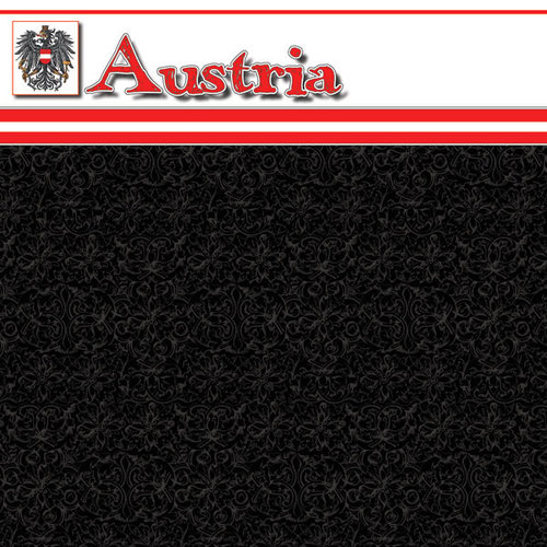 Scrapbook Customs - World Collection - Austria - 12 x 12 Paper