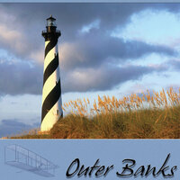 Scrapbook Customs - United States Collection - North Carolina - 12 x 12 Paper - Outer Banks