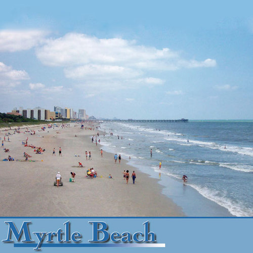 Scrapbook Customs - United States Collection - South Carolina - 12 x 12 Paper - Myrtle Beach