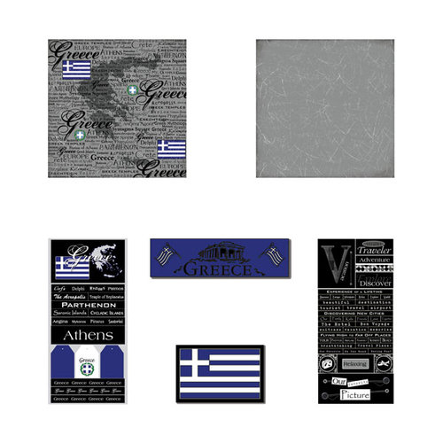 Scrapbook Customs - Complete Kit - Greece