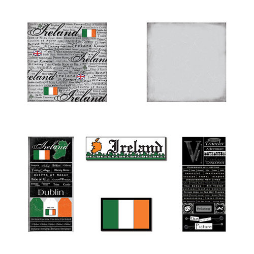 Scrapbook Customs - 12 x 12 Complete Kit - Ireland