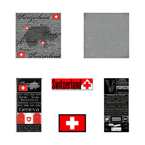 Scrapbook Customs - Complete Kit - Switzerland