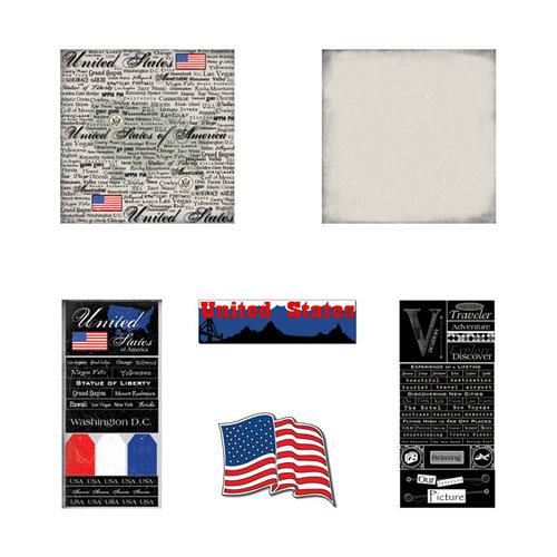 Scrapbook Customs - Complete Kit - USA