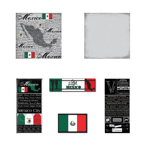 Scrapbook Customs - Complete Kit - Mexico