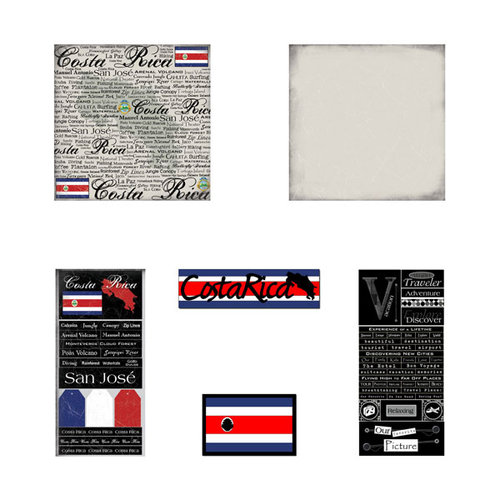 Scrapbook Customs - Complete Kit - Costa Rica