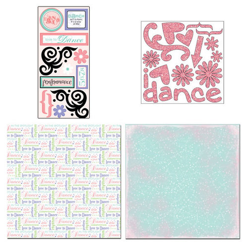 Scrapbook Customs - Sports Collection - 12 x 12 Page Kit - Dance
