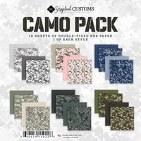 Scrapbook Customs - 6 x 6 Paper Pack - Camo Pack