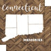 Scrapbook Customs - 12 x 12 Specialty Papers - Laser Photo Overlay - Connecticut