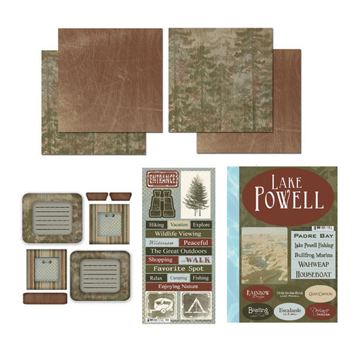 Scrapbook Customs - National Parks Scrapbook Kit - Lake Powell