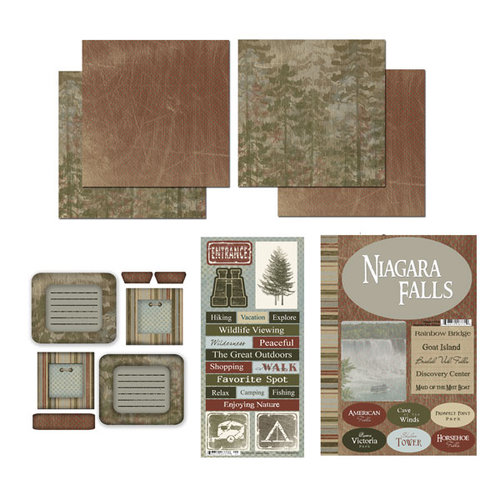 Scrapbook Customs National Parks Collection 12 x 12 Complete Kit