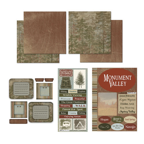 Scrapbook Customs - National Parks Scrapbook Kit - Monument Valley