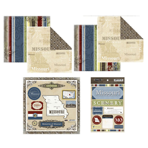 Scrapbook Customs - Lovely Scrapbook Kit - Missouri