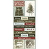 Scrapbook Customs - Travel Collection - Cardstock Stickers - National Parks