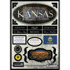 Scrapbook Customs - United States Collection - Kansas - State Cardstock Stickers - Travel