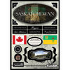 Scrapbook Customs - World Collection - Canada - Cardstock Stickers - Travel - Saskatchewan