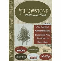 Scrapbook Customs - United States Collection - Cardstock Stickers - Yellowstone National Park