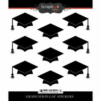 Scrapbook Customs - Graduation Collection - Cardstock Stickers - Graduation Cap Repeats
