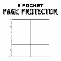 Scrapbook Customs - 12 x 12 Page Protectors - Three 6 x 4 Six 3 x 4 Inch Photo Sleeves - 12 Pack